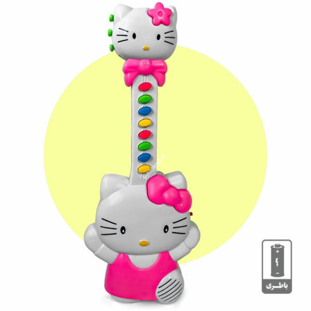 تصویر  گیتار کیتی موزیکال (Hello Kitty Guitar)
