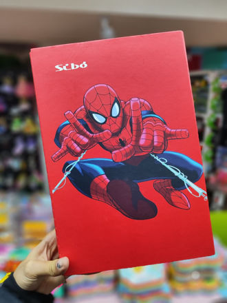 تصویر  کیف کشدار همراه با دفتر و دفترچه